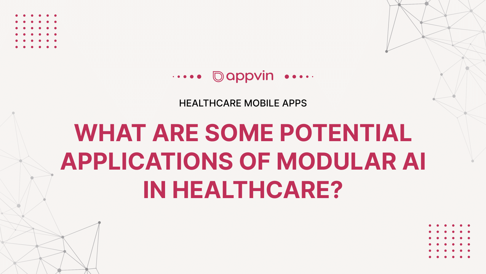 What are some potential applications of modular AI in healthcare