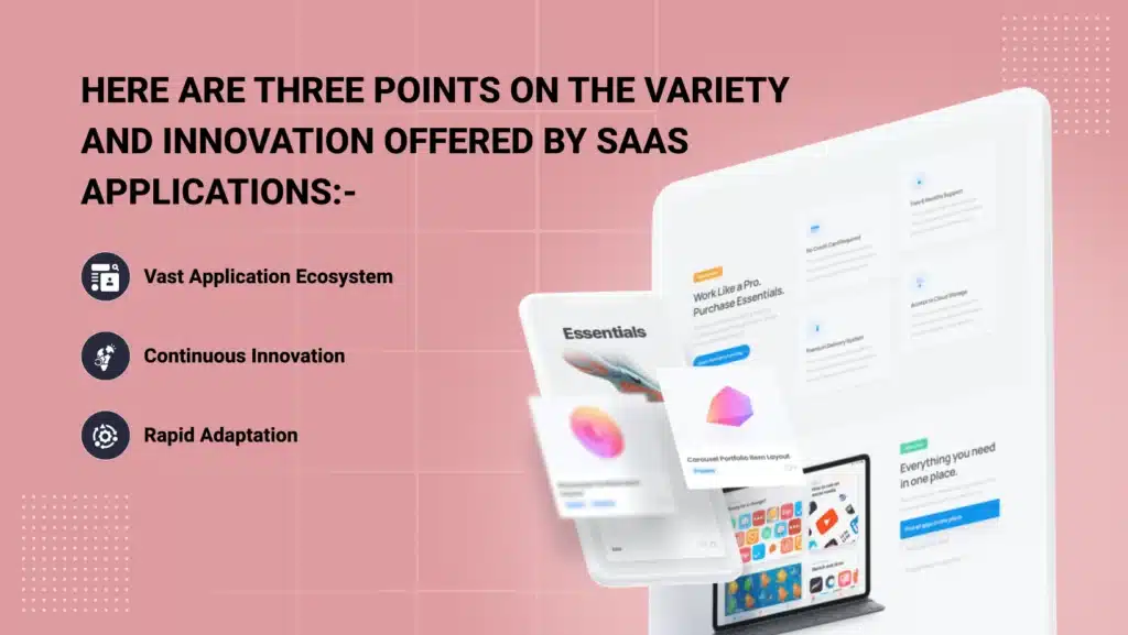 variety and innovation offered by SaaS applications - AppVin Technologies