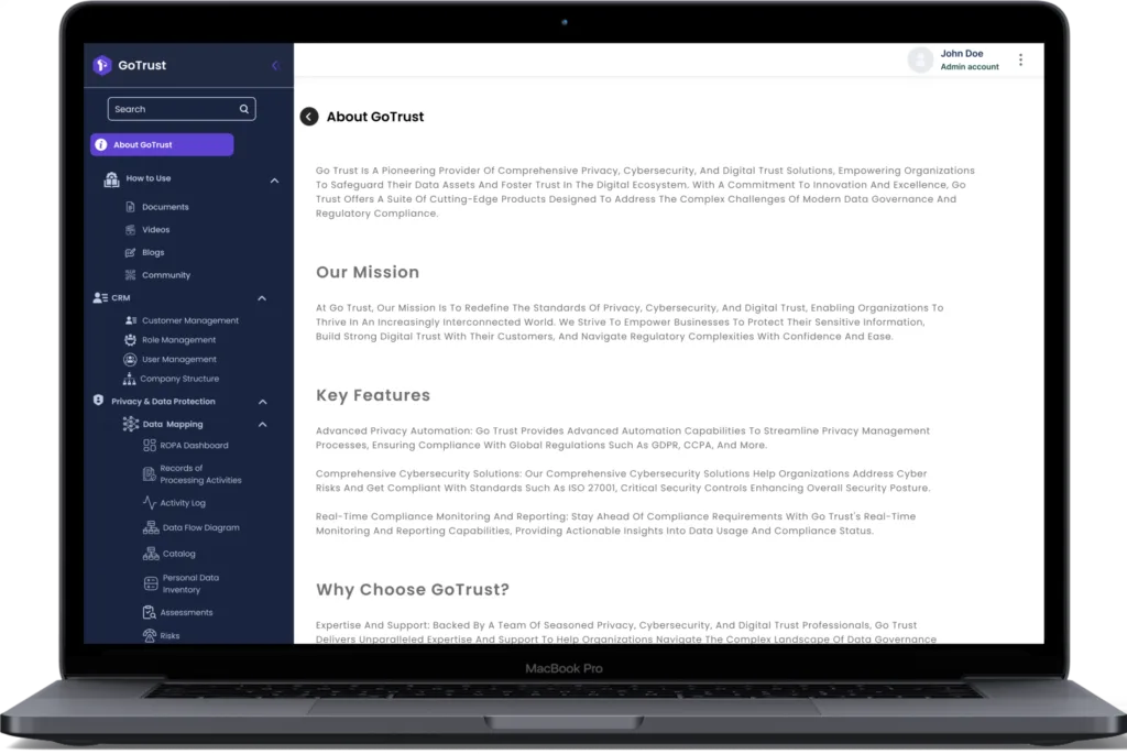 Solution: Go-trust by Appvin Technologies