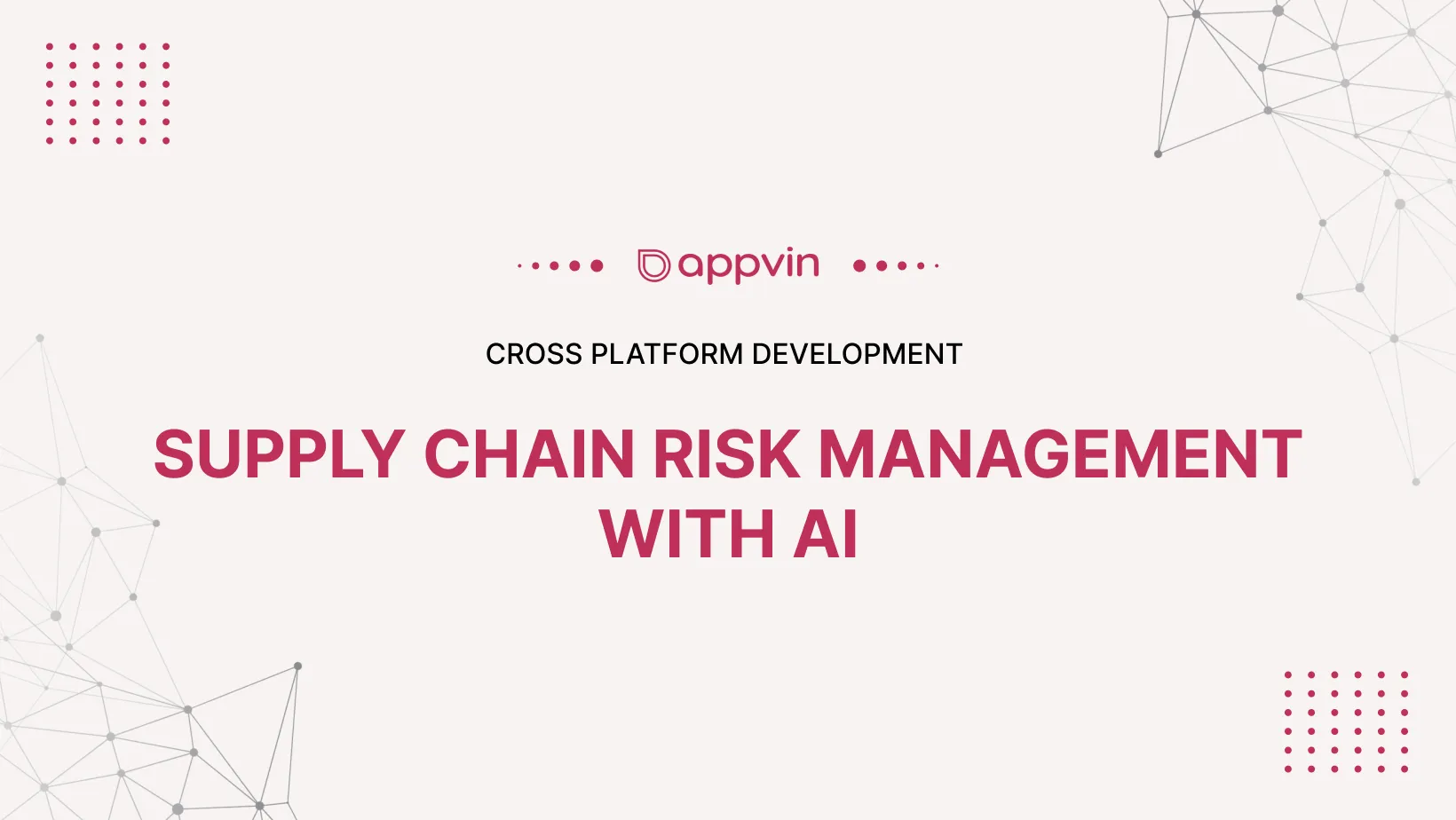 Supply Chain Risk Management with AI